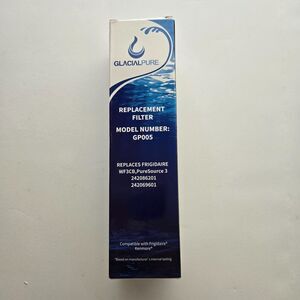 Glacial Pure Filter Replacement Refrigerator GP005 Fridge Water Filtration